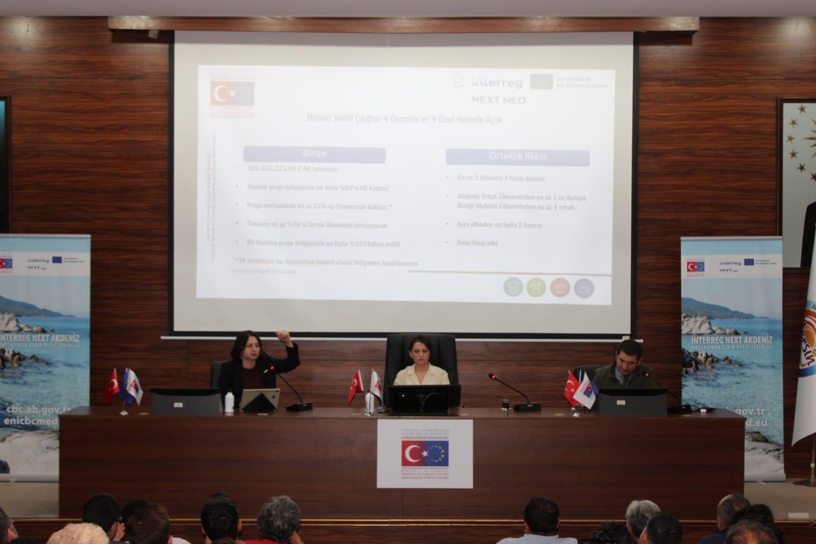 Mediterranean Sea Basin Programme Completed the Information Day in Mersin
